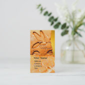 ANTIEK EGYPTIAN HONEY BEEKEEPER WAX SEAL VISITEKAARTJE (Staand voorkant)