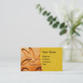 ANTIEK EGYPTIAN HONEY BEEKEEPER WAX SEAL VISITEKAARTJE (Staand voorkant)