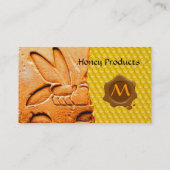 ANTIEK EGYPTIAN HONEY BEEKEEPER WAX SEAL VISITEKAARTJE (Achterkant)