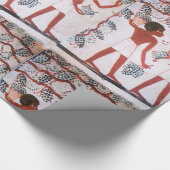 ANTIEK EGYPTIAN VINEYARD WINE GRAPE HARVEST CADEAUPAPIER (Hoek)