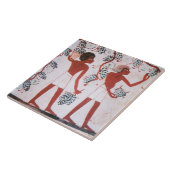 ANTIEK EGYPTIAN VINEYARD WINE GRAPE HARVEST TEGELTJE (Zijkant)