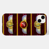 ANTIEK EGYPTIAN WINGED SCARAB/CORNUCOPIA JEWEL Case-Mate iPhone CASE (Achterkant (horizontaal))
