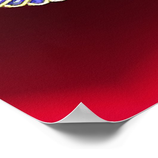 ANTIEK EGYPTIAN WINGED SCARAB/CORNUCOPIA JEWEL POSTER (Hoek)