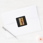 Antiek Egyptische godin Serqet Vierkante Sticker (Envelop)