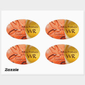 ANTIEK EGYPTISCHE HONIES ZIJN BEEKEEPER LEVERINGEN OVALE STICKER (Vel)