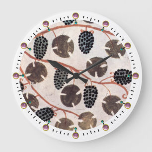 ANTIEK EGYPTISCHE VINEYARD DRUIVEN EN DRUIVEN GROTE KLOK