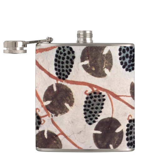 ANTIEK EGYPTISCHE VINEYARD DRUIVEN EN DRUIVEN HEUPFLES (Geopend)