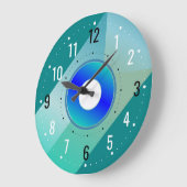 Antiek & eigentijdse inrichting - Blauwgroen Grote Klok (Hoek)