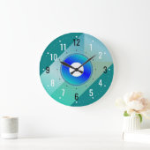 Antiek & eigentijdse inrichting - Blauwgroen Grote Klok (Huis)