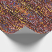 Antiek eindmarmering boeken cadeaupapier (Hoek)