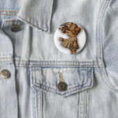 antiek eitje ronde button 5,7 cm (In situ)