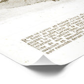 Antiek Elegant  Frans 1900 Mode Beige Perfect Poster (Hoek)