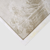 Antiek Elegante Franse Lady Mode Beige Tissuepapier (Detail)