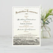 Antiek  Elegante Keltische Verjaardagsuitnodiging Kaart (Staand voorkant)