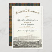 Antiek  Elegante Keltische Verjaardagsuitnodiging Kaart (Voorkant / Achterkant)