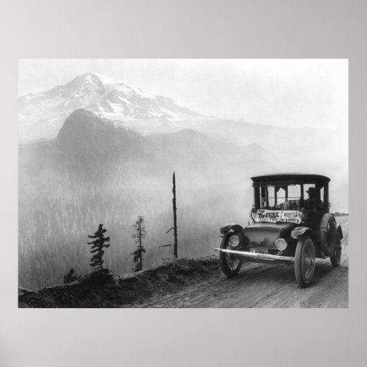 Antiek elektrische auto, 1919 poster (Voorkant)