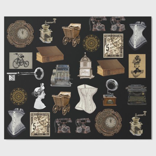 , Antiek en Klassiek Cadeaupapier (Vlak)