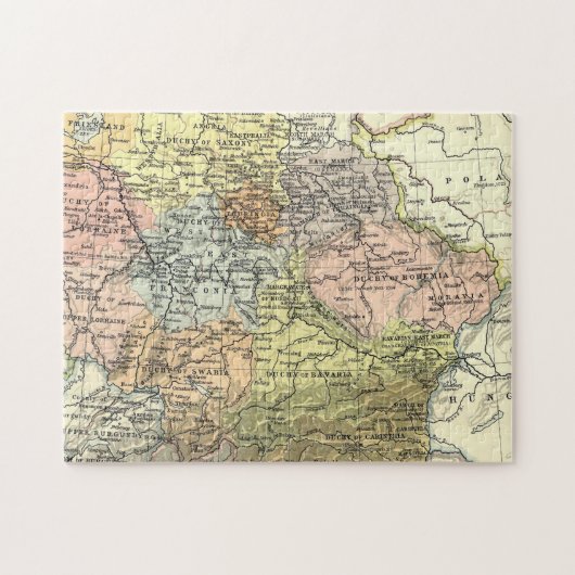 Antiek en liefdadige kaart van Europa Legpuzzel (Horizontaal)