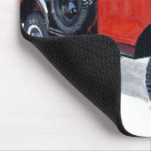 Antiek energiewagen Truck Mousepad Muismat (Hoek)