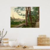 Antiek Engeland, Bournemouth Gardens Poster (Keuken)