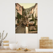 Antiek Engeland, Clovelly High Street, Devon Poster (Keuken)