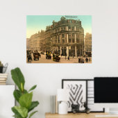 Antiek Engeland, Holborn Viaduct London Poster (Thuiskantoor)