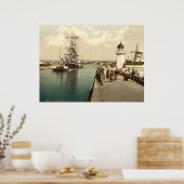 Antiek Engeland, Littlehampton Pier, Sussex U.K. Poster (Keuken)