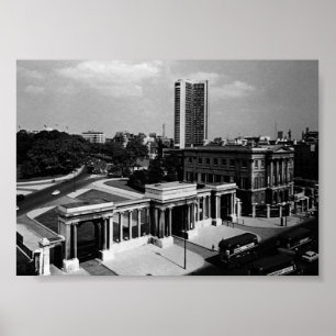 Antiek Engeland Londen Hyde park corner Hilton Poster