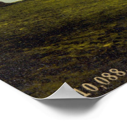 Antiek Engeland print, Exbridge, Exeter, Verenigd  Poster (Hoek)