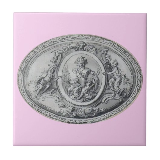 Antiek engelen en goden Grieks Romeinse kunst Tegeltje (Voorkant)