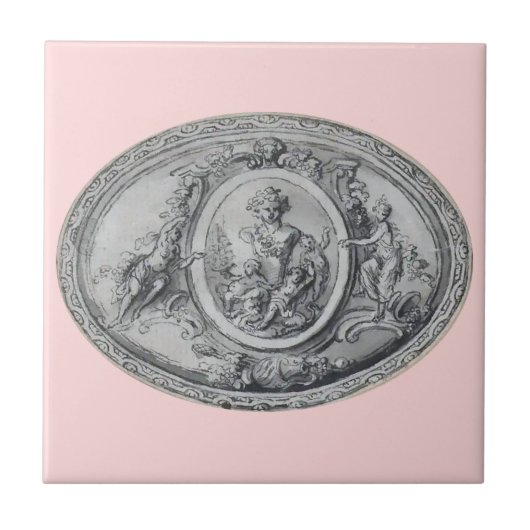 Antiek engelen en goden Grieks Romeinse kunst Tegeltje (Voorkant)