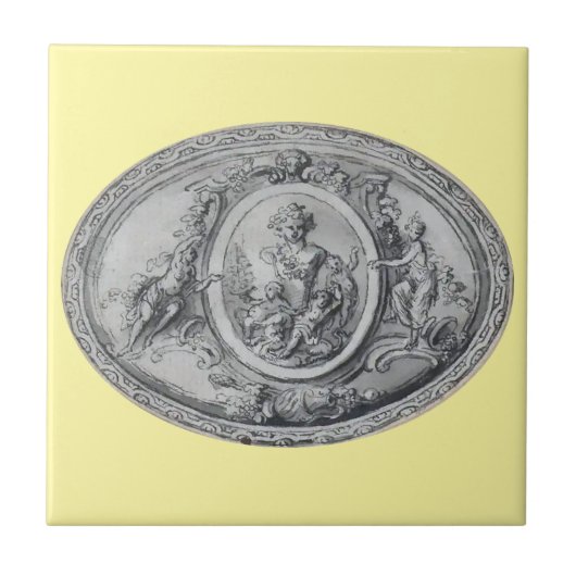 Antiek engelen en goden Grieks Romeinse kunst Tegeltje (Voorkant)