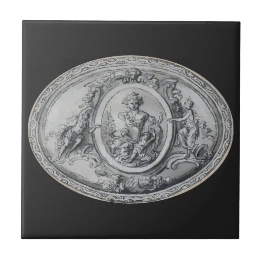 Antiek engelen en goden Grieks Romeinse kunst Tegeltje (Voorkant)