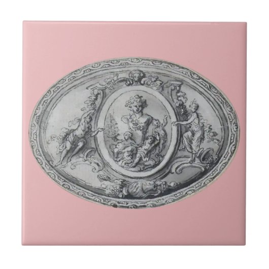 Antiek engelen en goden Grieks Romeinse kunst Tegeltje (Voorkant)