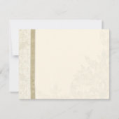 Antiek Engels Roos - Tan bedankje Kaarten (Voorkant)