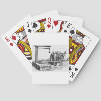 Antiek Engineering Tool Ephemera Pokerkaarten