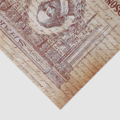 Antiek  Ephemera Shakespeare Handschrift Tissuepapier (Detail)