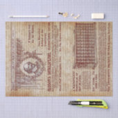 Antiek  Ephemera Shakespeare Handschrift Tissuepapier (Craft)