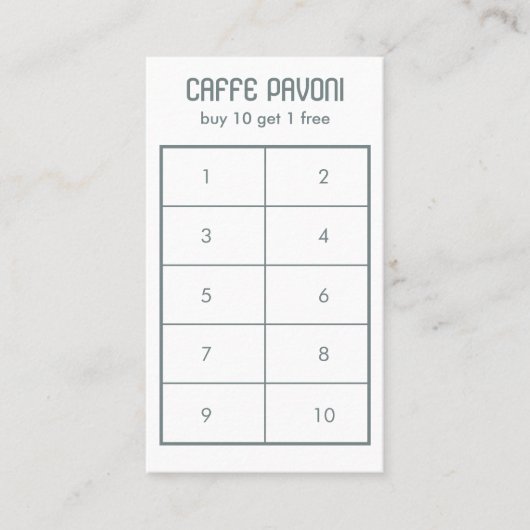 Antiek Espresso Machine Cafe Coffee Waterverf Klantenkaartje (Voorkant)