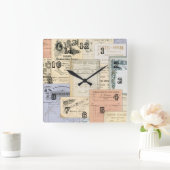 Antiek Europees Ephemera Parijs Amsterdam Vierkante Klok (Huis)