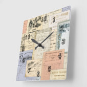 Antiek Europees Ephemera Parijs Amsterdam Vierkante Klok (Hoek)