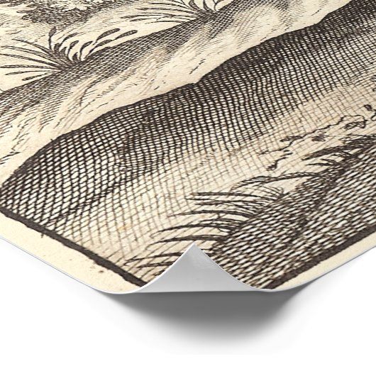 Antiek familiestructuur Plaats uw eigen namen en f Poster (Hoek)