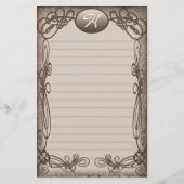 antiek fancy briefpapier (Voorkant)