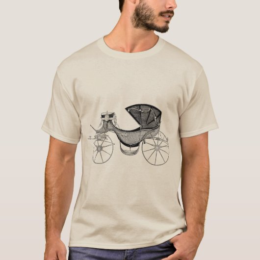 Antiek Fancy Carriage Totebag T-shirt (Voorkant)