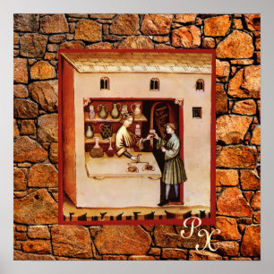 ANTIEK FARMACIE, Farmaceutisch, Geneesmiddel, Drug Poster