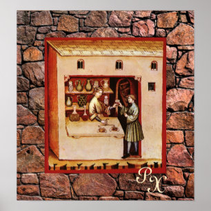 ANTIEK FARMACIE, Farmaceutisch, Geneesmiddel, Drug Poster