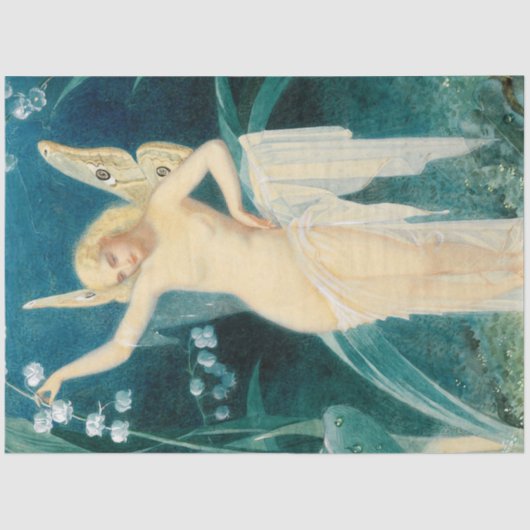  Antiek feiries fae decoupage Tissuepapier (Voorkant)