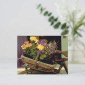 Antiek fiets briefkaart (Staand voorkant)