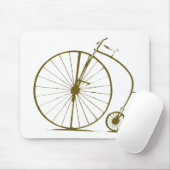 antiek fiets muismat (Met muis)