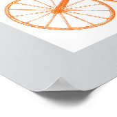 Antiek fiets  print meerkleurig patroon (Hoek)